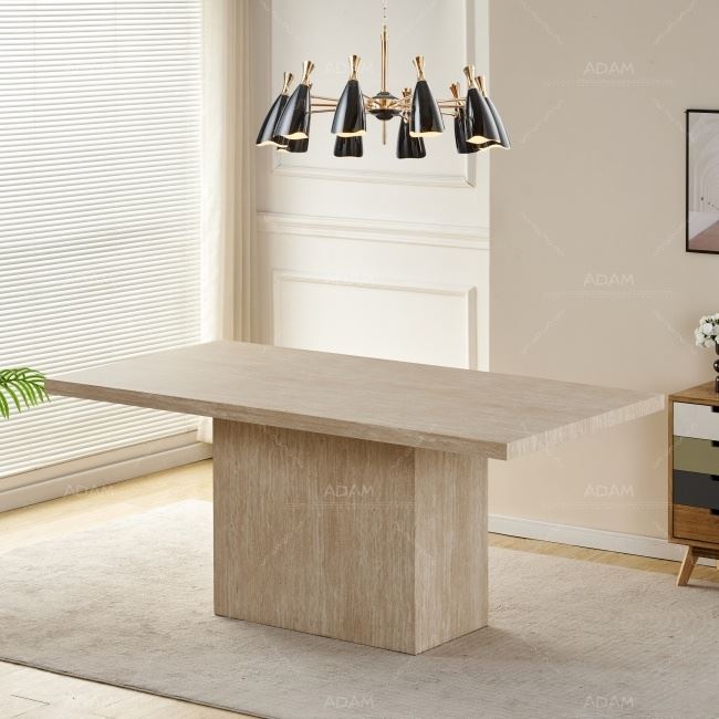 Marble Effect Mdf Dining Table